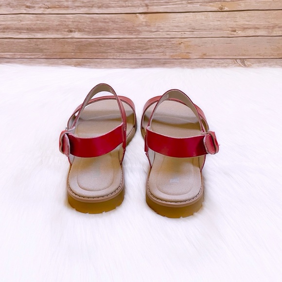 Timberland Chicago Riverside Red Leather Sandals - Picture 6 of 7